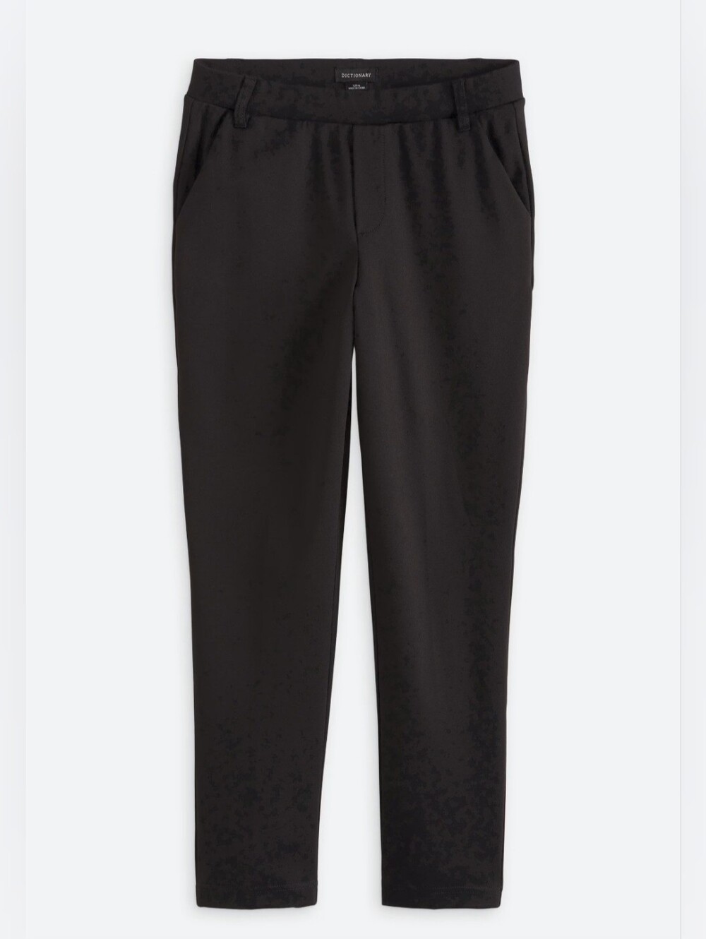 Dictionary Straight Black Pants XL
